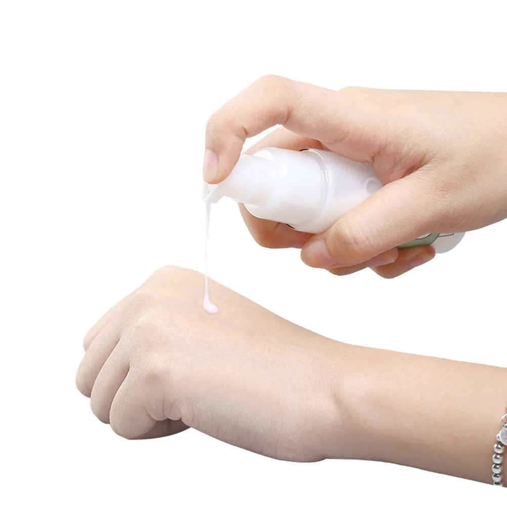 

Lotion Pump Dispenser Empty Bottle with Cream Travel Container Liquid Size Bottles