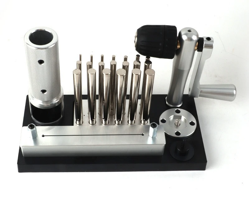 Desktop Professional Stainless Steel Manual Jump Ring Maker Machine Jewelry Tool Wire Drawing Machine Jewelry Collar Tool H50