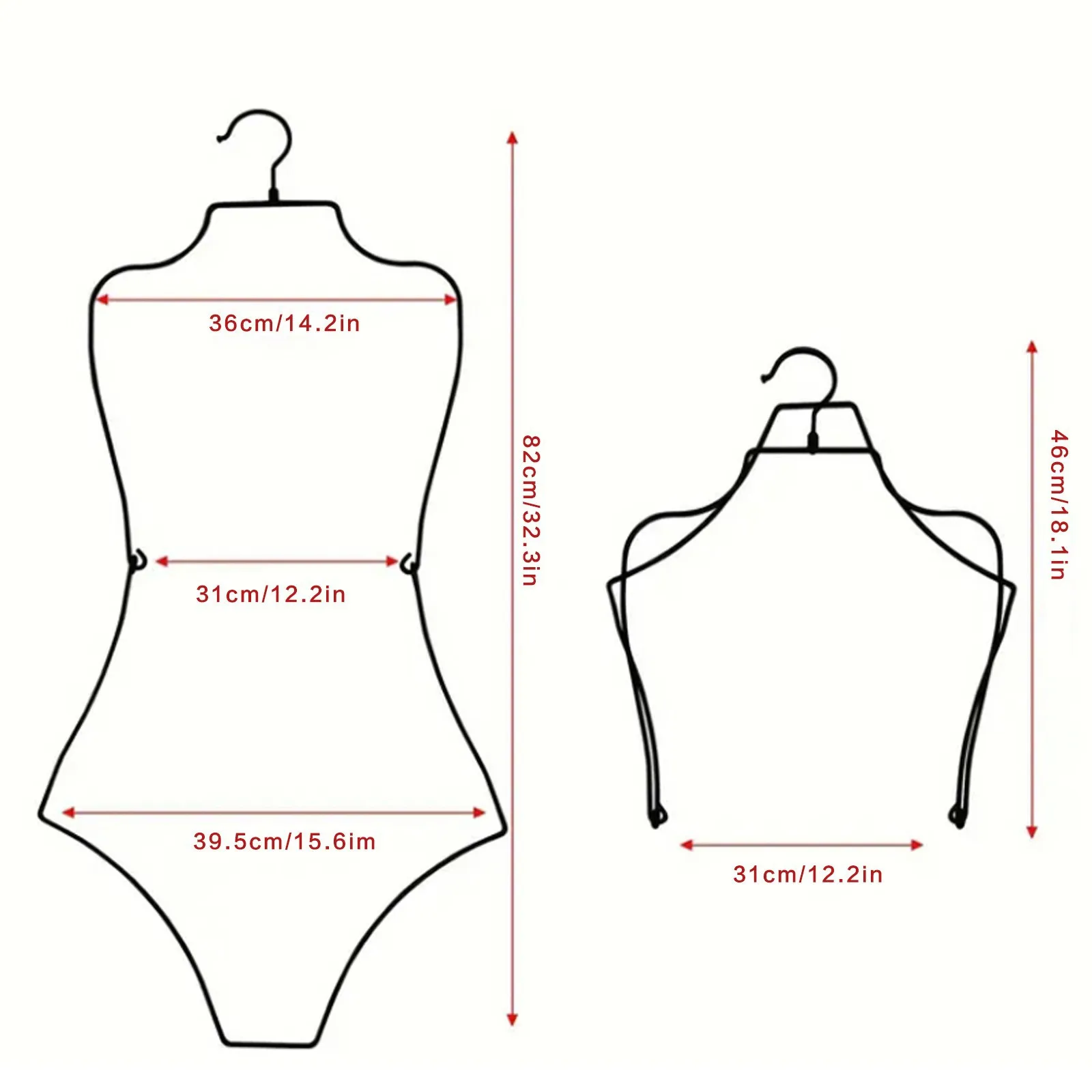 Hangers Home Storage & Organization New swimsuit hanger bikini hanger metal foldable suit hanger adult clothing display rack