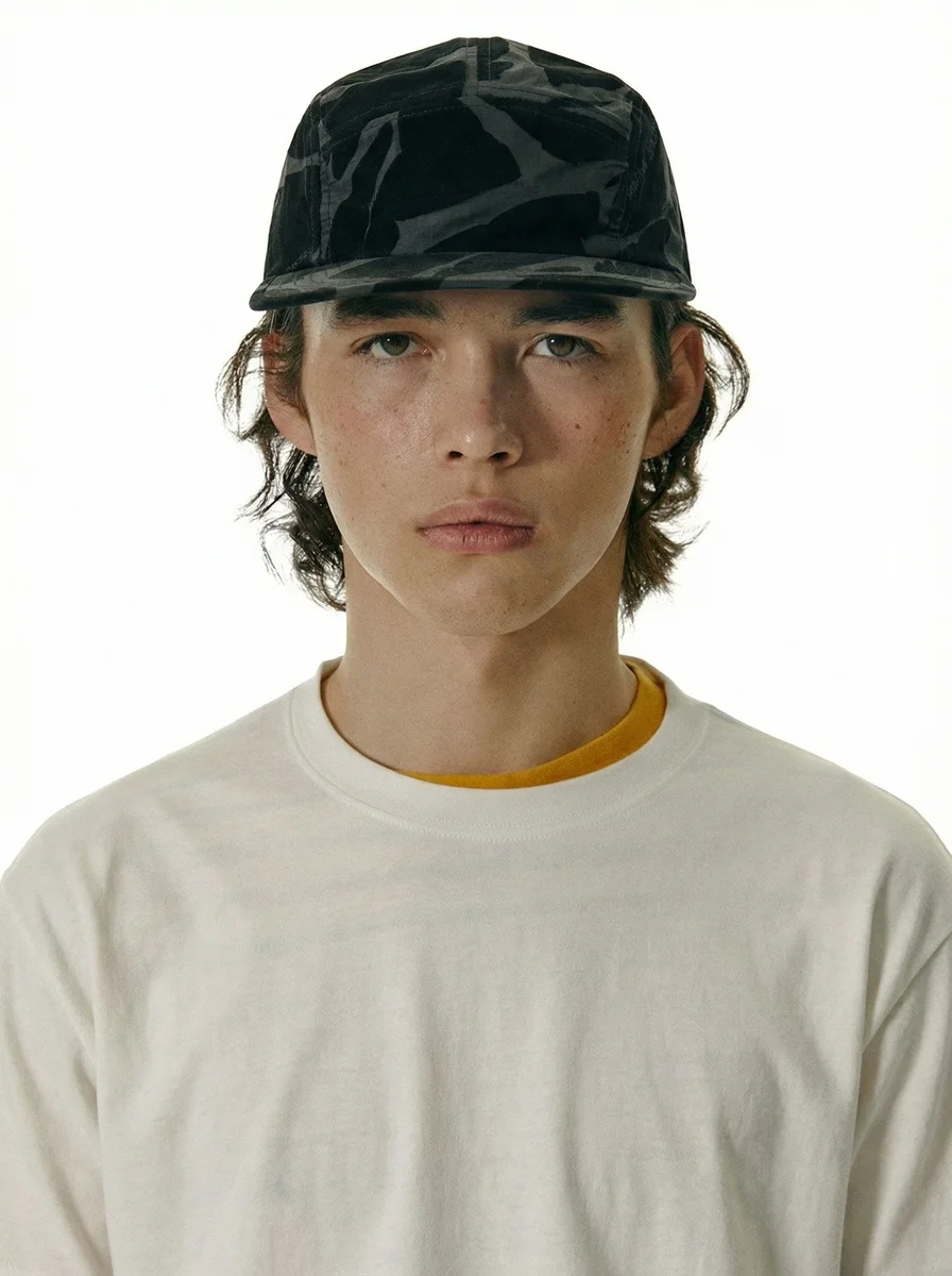 odkn-primavera-2026-gorra-de-cinco-paneles-estilo-vintage-con-estampado-de-camuflaje-visera-plana-y-ajustable