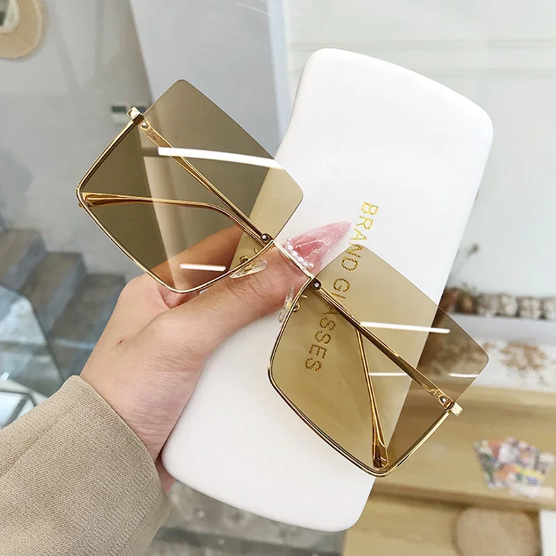 Fashion Net tiktok، نظارات شمسية، نصف صندوق معدني، نظارات مربعة، صوت نسائي. #2