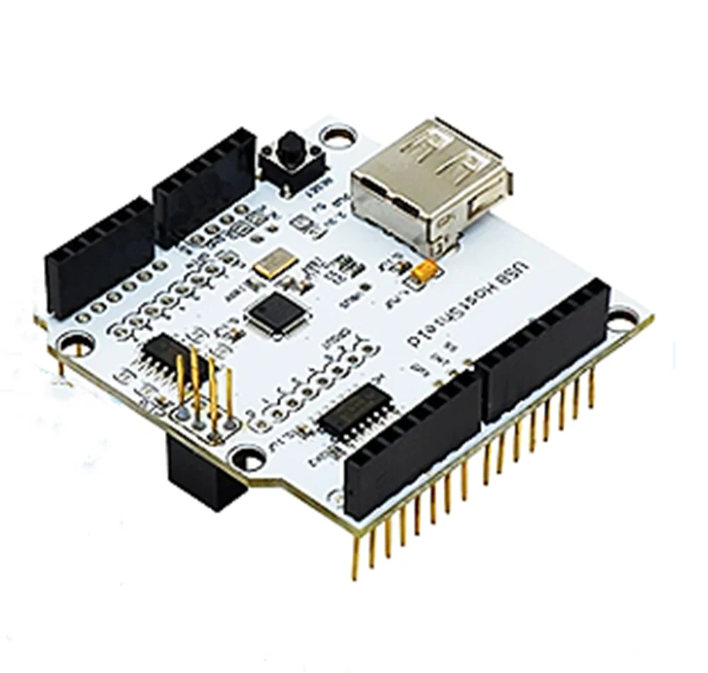 

USB Host Shield compatible with Google ADK suitable for UNO MEGA MAX3421 development board module (whiteboard)