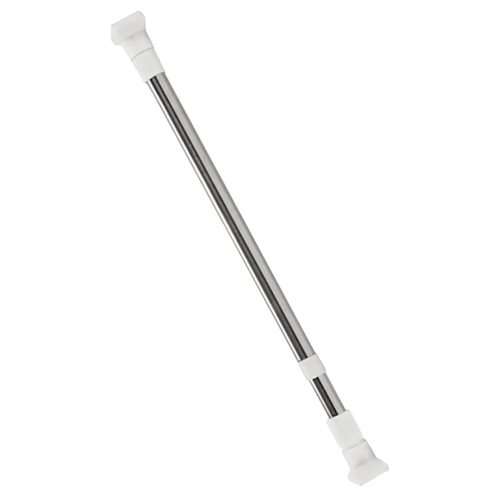 

Telescopic Clothes Rail Adjustable Closet Rod Heavy Duty Wardrobe Bar Stainless Steel Retractable Hanging Pole For Cupboard