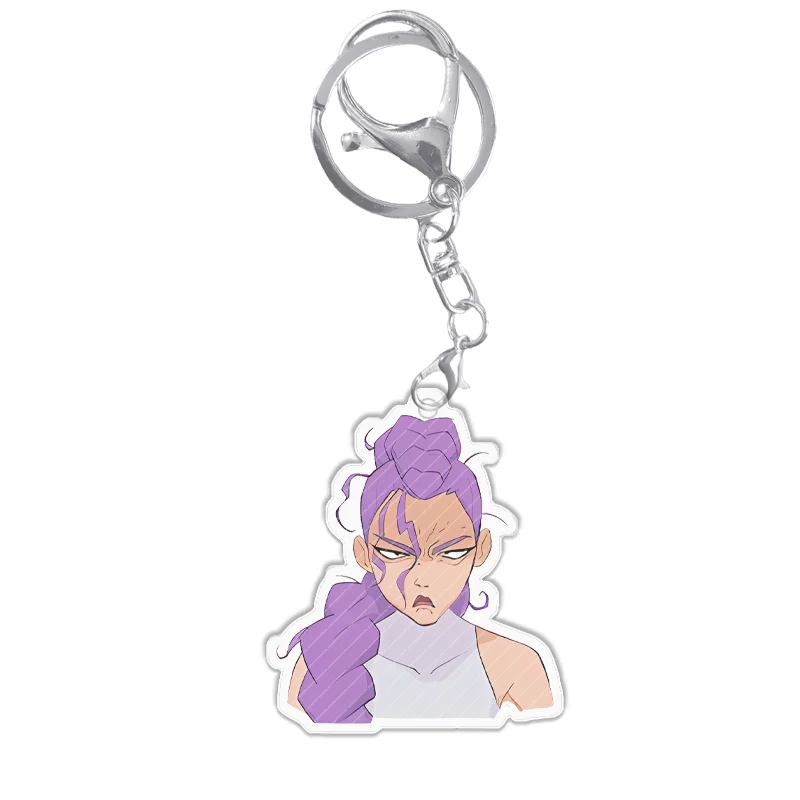 K-pop Acrylic Keychain Demon Hunters Rumi Funny Emoticon Collection Tiger Anime Characters Gifts Interesting Pendant Decoration