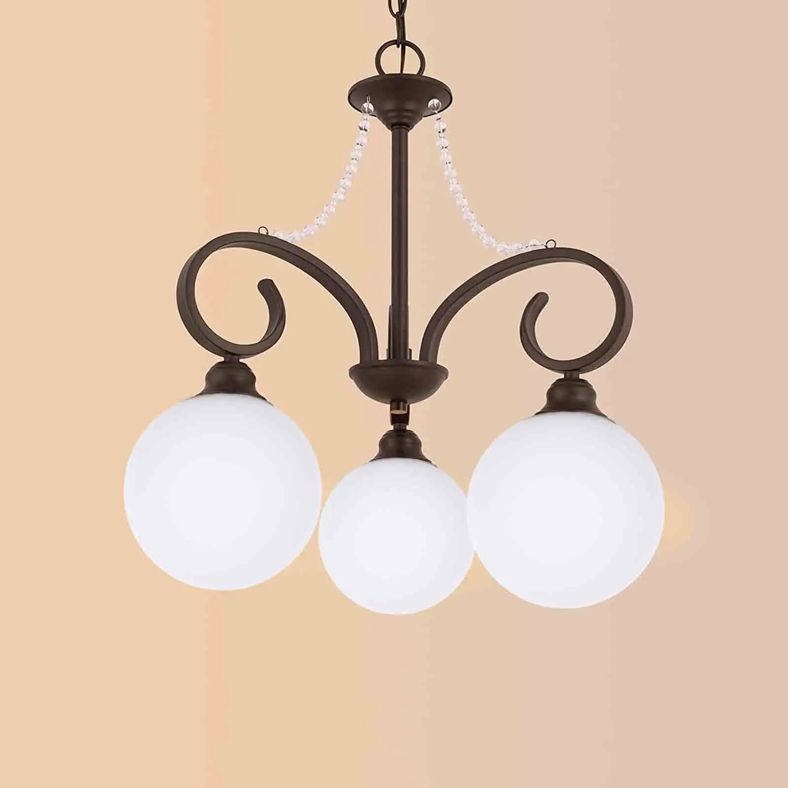 Glass Globe Lamp Shade Frosted Opal Finish E27 100Mm Replacement for Pendant Wall Table Lamp Modern Classic Decor Diffused Glow