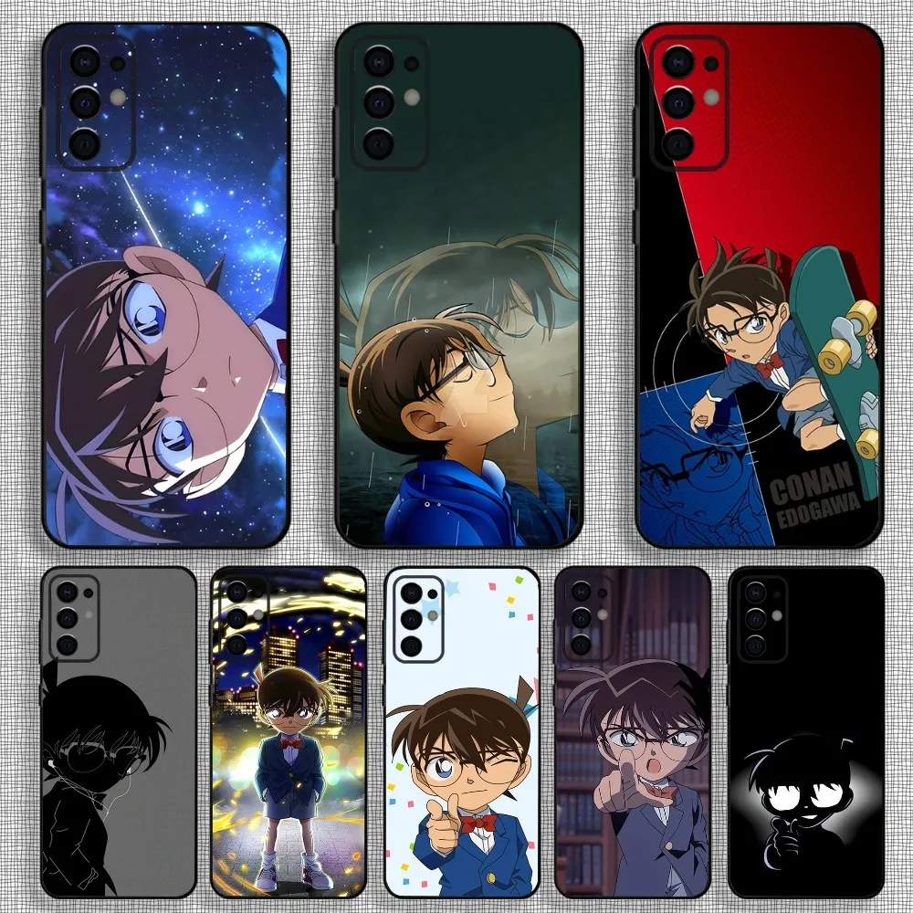 

Detective C-Conan Anime Phone Case For Samsung S24,S21,S22,S23,S30,Ultra,S20,Plus,Fe,Lite,Note,10,9,5G Black Soft Cover