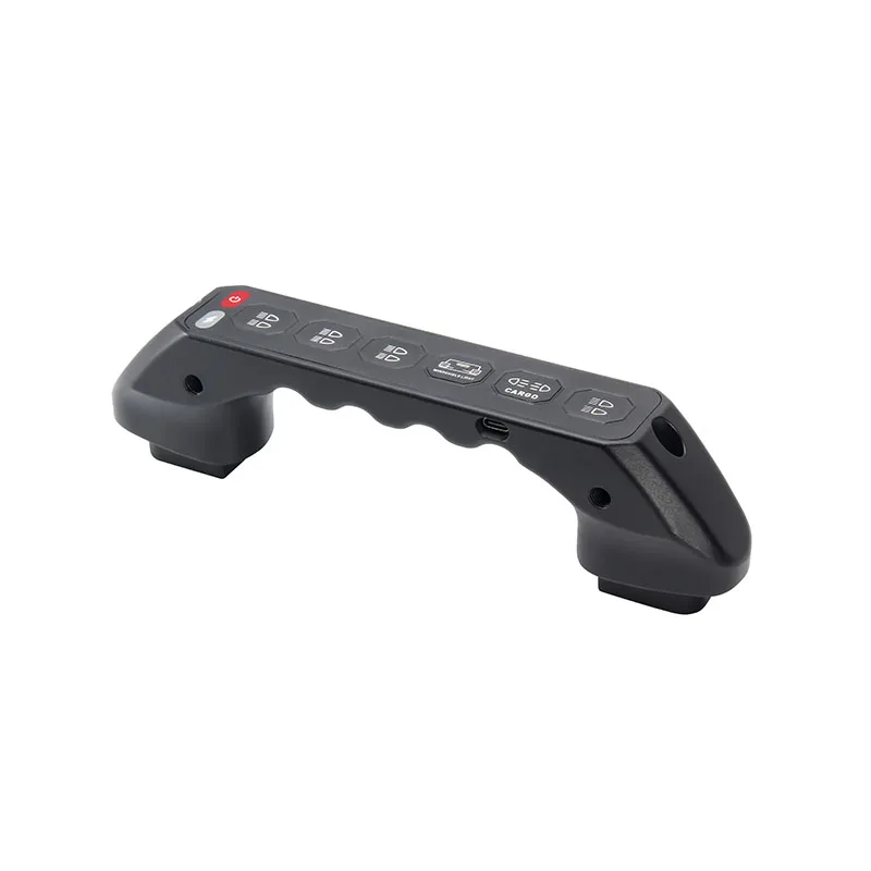 แผงสวิตช์ควบคุมเสริม RTG 6 ปุ่ม 12V ติดตั้งบนมือจับ สำหรับรถฟอร์ด เรนเจอร์ ปี 2020-2025