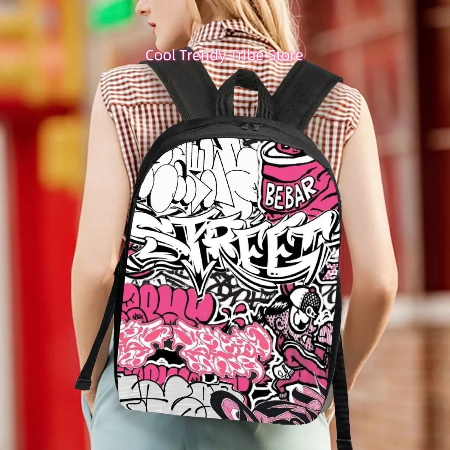 Backpack Lightweight And Durable Suitable for Commuting, Adjustable Shoulder Straps, Smooth Zipper Closure, Hand Washable Easy C