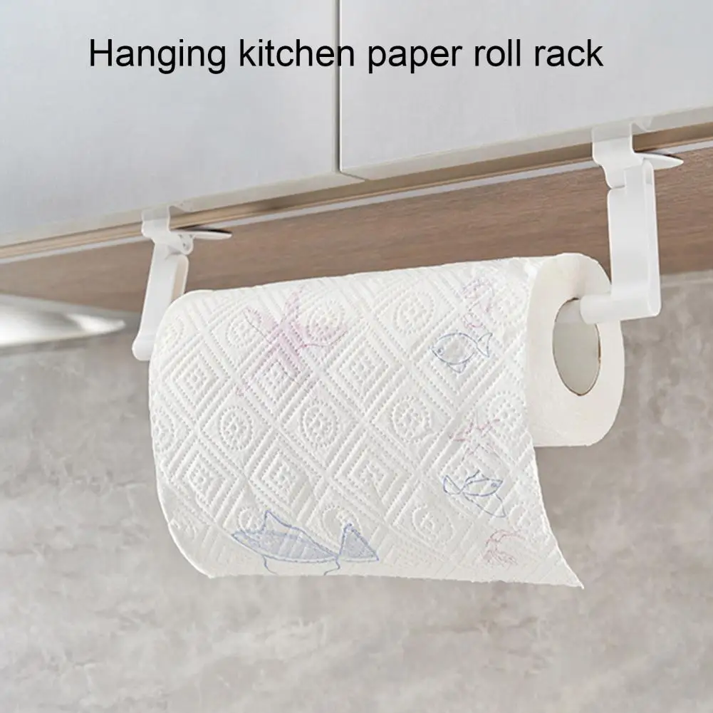 Paper Roll Holder Durable Plastic Paper Towel Holder with Easy Installation Strong Load-bearing Storage for Kitchen for Plastic