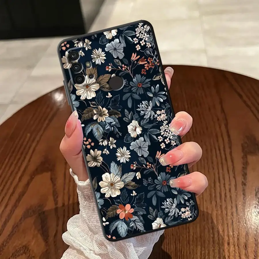 Soft Back Phone Cover Case for Moto X30 Pro Edge 20 30 S30 Pro Various Flowers