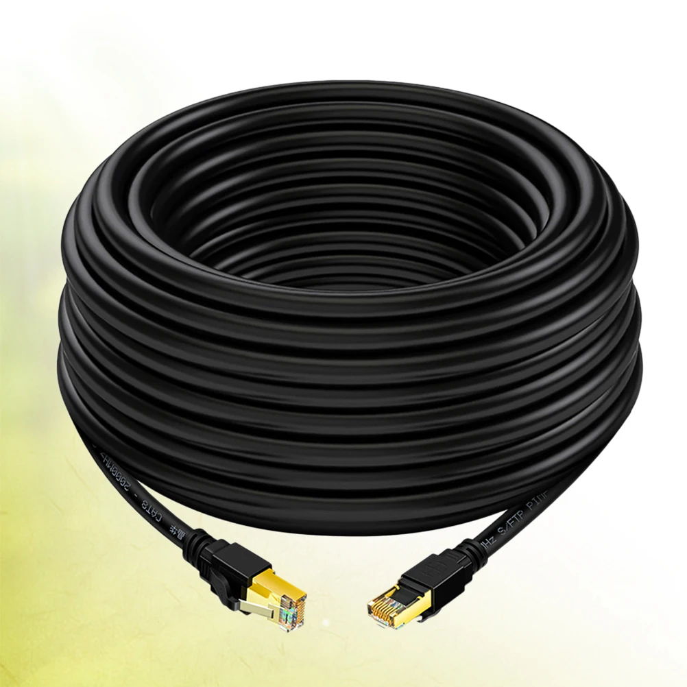 

Network Cable 2M Ethernet Cord Cat8 Lan Cables 26AWG Copper Shielding High Speed Data Transfer Gaming