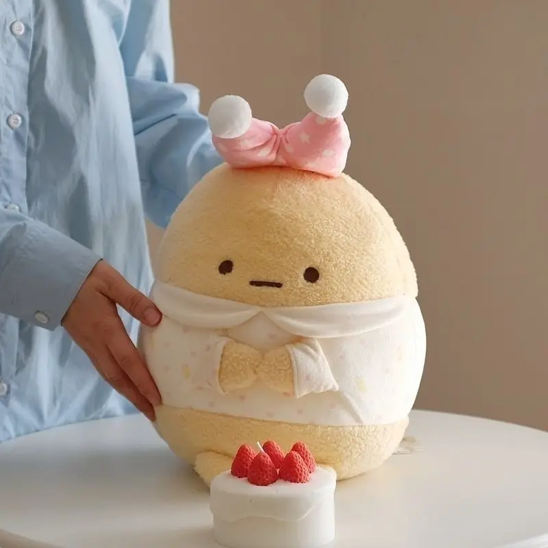 Kawaii Yellow Sumikko Gurashi Plush Toy Japanese Anime Cartoon Character Doll Medium 30Cm PillowPullingDecorativeToyFriend'sGift