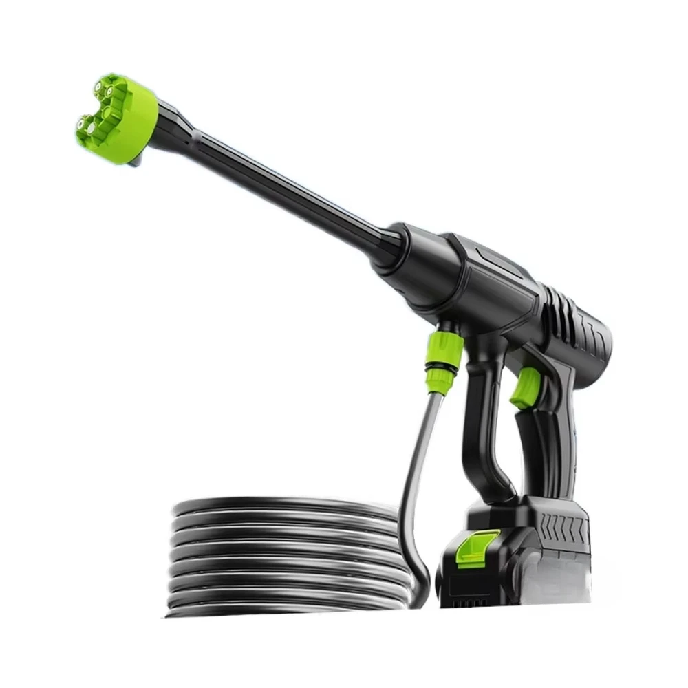 High-Pressure Household Wireless Car Washer Portable Water Gun with Powerful Lithium Battery for Effective Car Washing