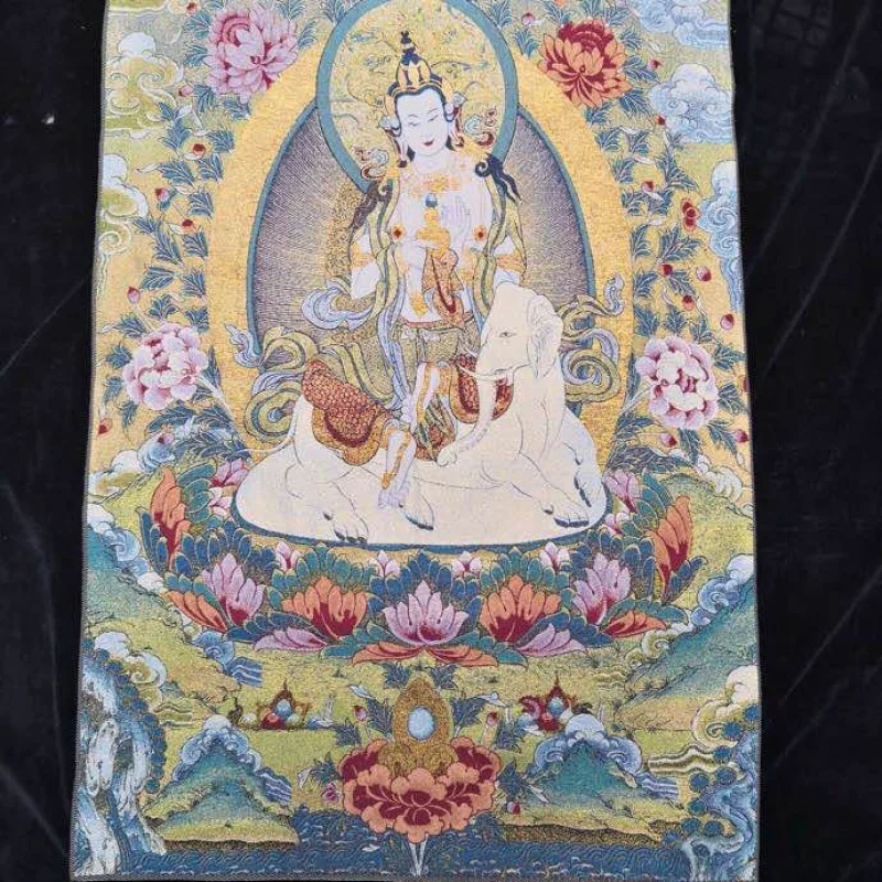 Tibet Thangka Um Pedaço Antigo, Laca, Antigo Bordado, Jiangsu, Fábrica Por Atacado, Transporte Da Gota