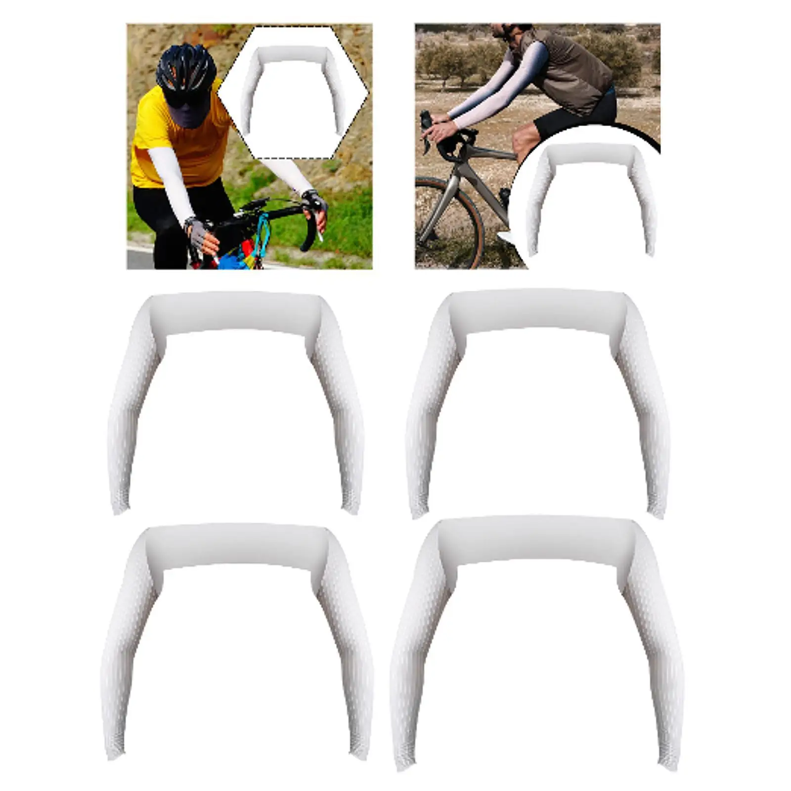 Manicotti rinfrescanti con scialle Protezione per il braccio Maniche solari traspiranti Coprispalle da ciclismo per equitazione Jog Golf Sport all'aria aperta Donna Uomo