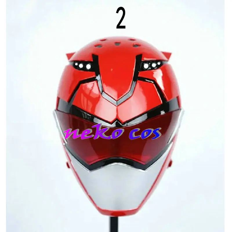 Tokumei Sentai Go Buster Sakurada Hiromu Red Buster Helmet  Mask Resin Cosplay   Customized size  Props Toy Gift Halloween Role