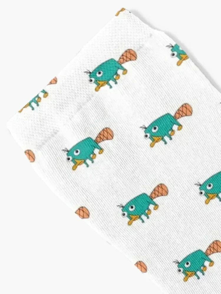 Perry the Platypus Socks soccer anti-slip hip hop Hiking boots Run Men's Socks Luxury Women's