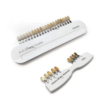 Dental teeth bleach classic shade guide IPS natural mold guide Vivadent 9/16/20 color porcelain material VITA VITAPAN