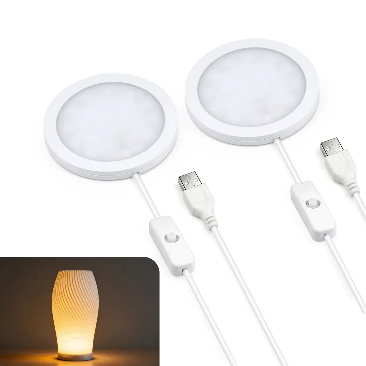 For Bambu Lab LED Panel Light Kit Maker Supply Bambulab Lamp Kit LED Light Parts DIY Model Without 3D Printing Parts