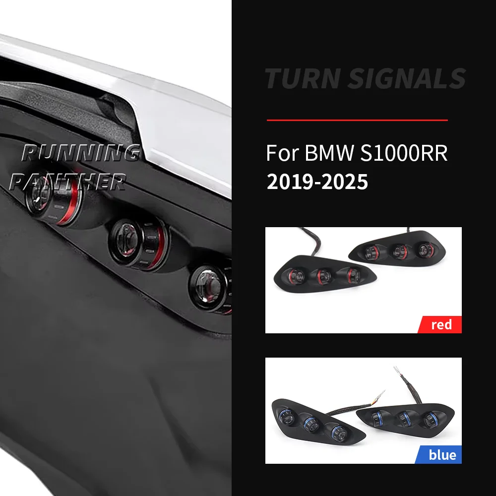 

НОВЫЙ для BMW S1000RR 2023-2024, встроенный светодиодный задний фонарь S1000RR, светодиодный указатель поворота для мотоцикла в комплекте