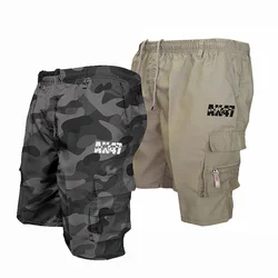 Pantalones cortos tácticos de camuflaje para hombre, ropa de trabajo informal, estilo militar, diseño estampado AK, ropa de calle