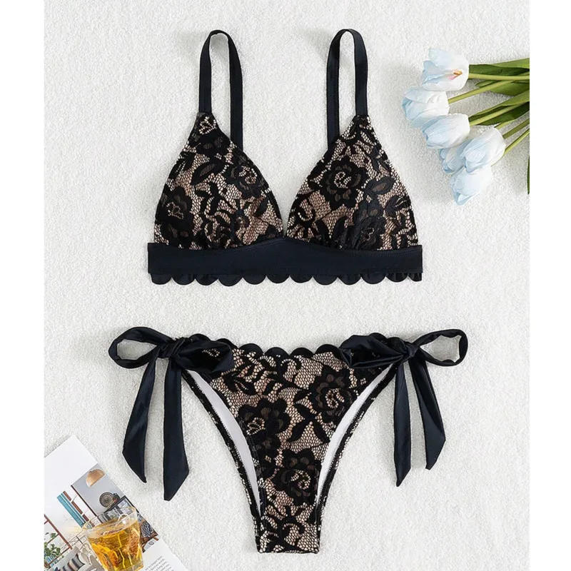 الصيف مثير الدانتيل البيكينيات ملابس السباحة النسائية ملابس السباحة الإناث لملابس السباحة لباس سباحة البرازيلي مجموعة البكيني بحر بركة السباح