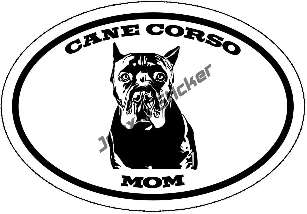 Italian Cane Corso Cute Dog Decal Black Cane Corso Dog Breed Car Sticker Accessories for Motorcycle Pickup Car Body 4x4 Off Road