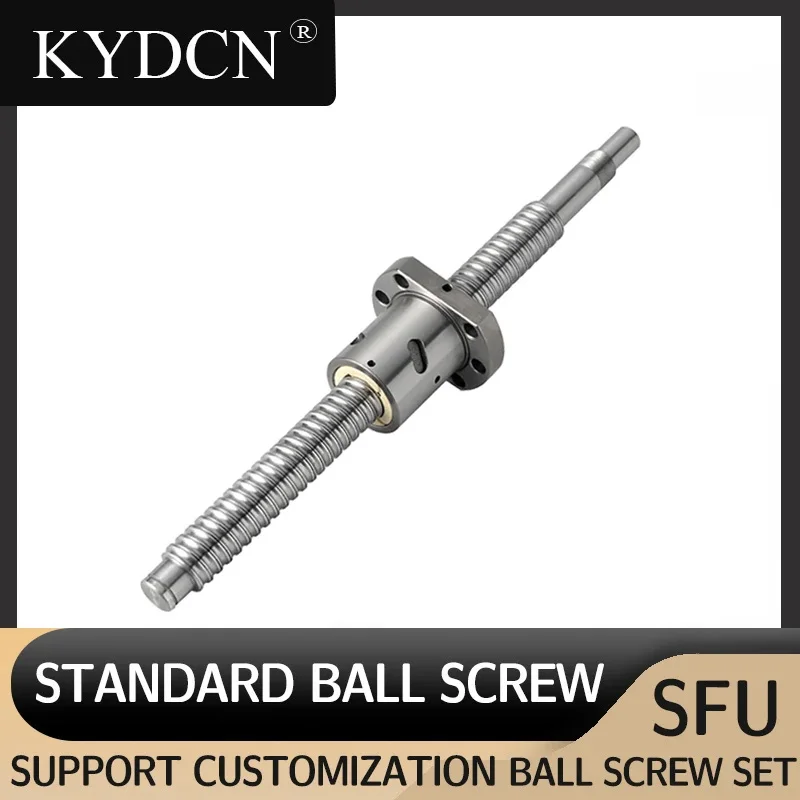

C7 Milled SFU1204 SFS1205 SFS1210 Ball Screw 150-550mm with Single Ball Nut for Precision Linear Motion Applications