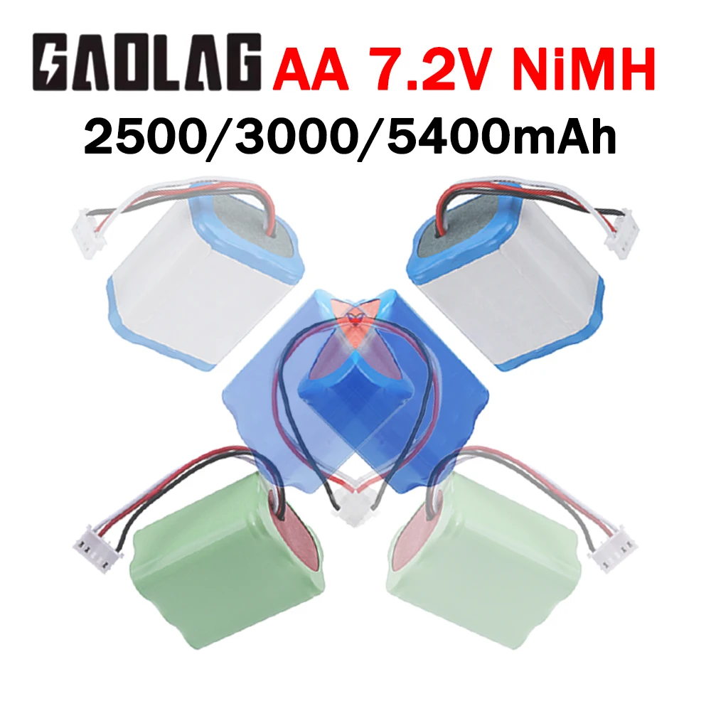 for iRobot Braava 380T 380 390T and Mint 5200 5200B 5200C Vacuum Cleaner, 2500/3000/5400mah NI-MH 7.2V Rechargeable Battery