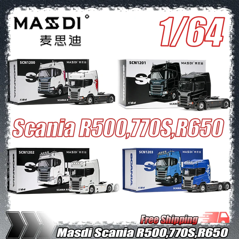 1/64 MASDI スカニア SCANIA 770S ブラック 1/64 MASDI スカニア 770S トラクターヘッド ブラック｜Yahoo!フリマ