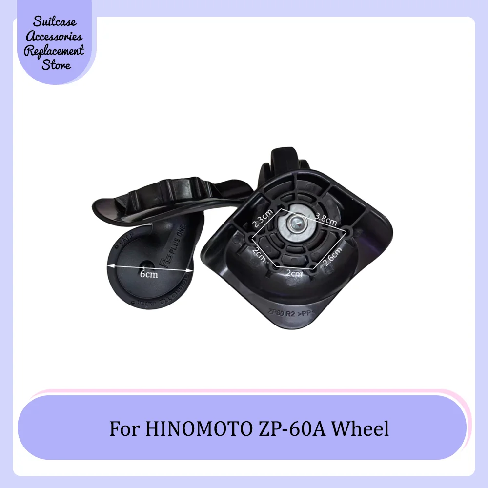 

For HINOMOTO ZP-60A Universal Wheel Replacement Trolley Suitcase Smooth Silent Shock Absorbing Durable Roller Accessories Wheels