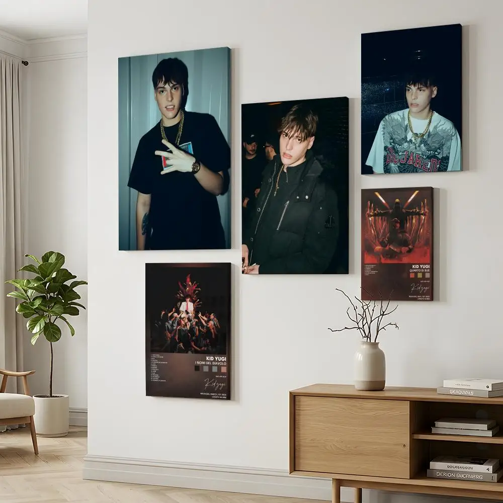 Rapper Singer K-Kid Yugi Poster Durable Painting Canvas Poster Wall Hanging Home Interior Decoration Art Mural Gift