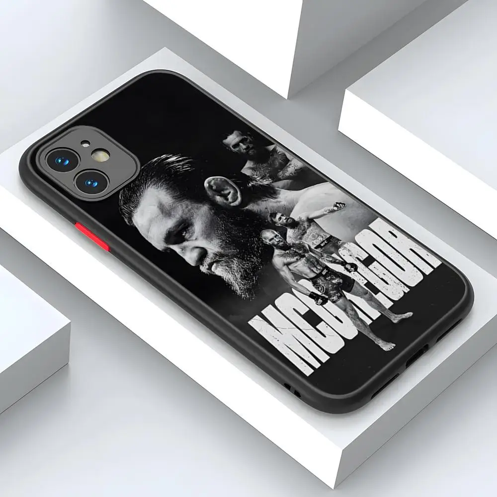 U-Ufc Conor McGregor Phone Case Matte Transparent Back For IPhone 16 15 14 13 12 11 Pro Max X XR XS Plus Cover