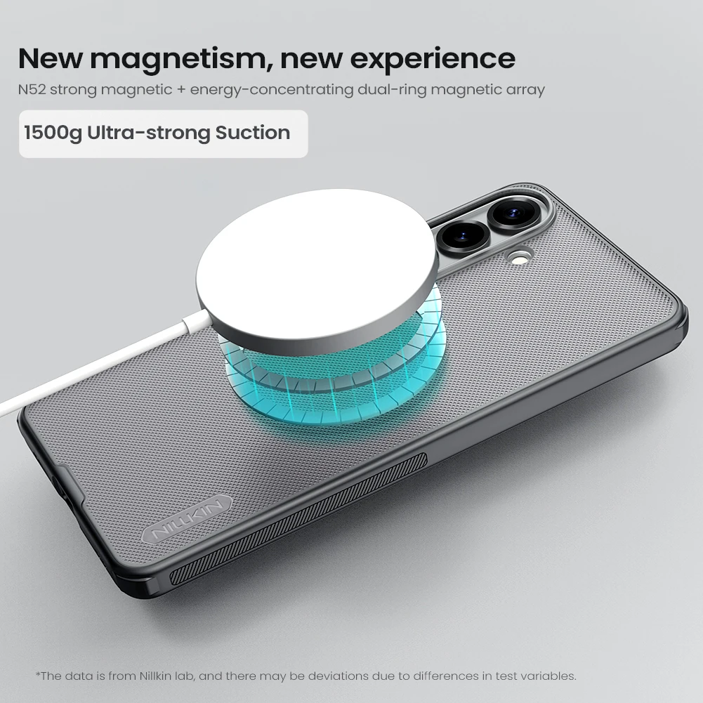 Etui Nillkin Super Frosted Pro Magnetic Adapt Magsafe Matte Full Back Cover do Samsung Galaxy S26 Ultra S26 Plus S26 5G — zdjęcie produktu 5