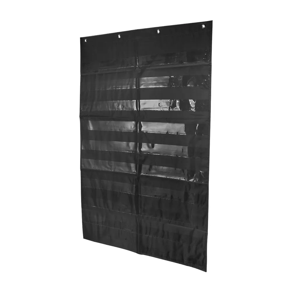 10 Giant Space Saving Pocket Chart Foldable Insert Card Organization Home Teaching Easy Mounting Display Scheduling Transparent