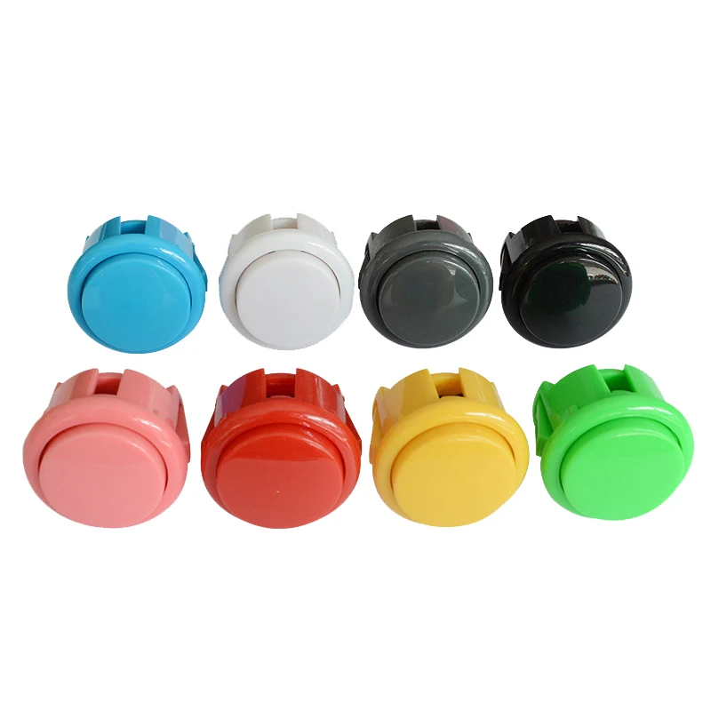 1Pc 30MM Circle Push Button Micro Switch Game Arcade Push Button Switch For Arcade Controller Joystick Console DIY Kit