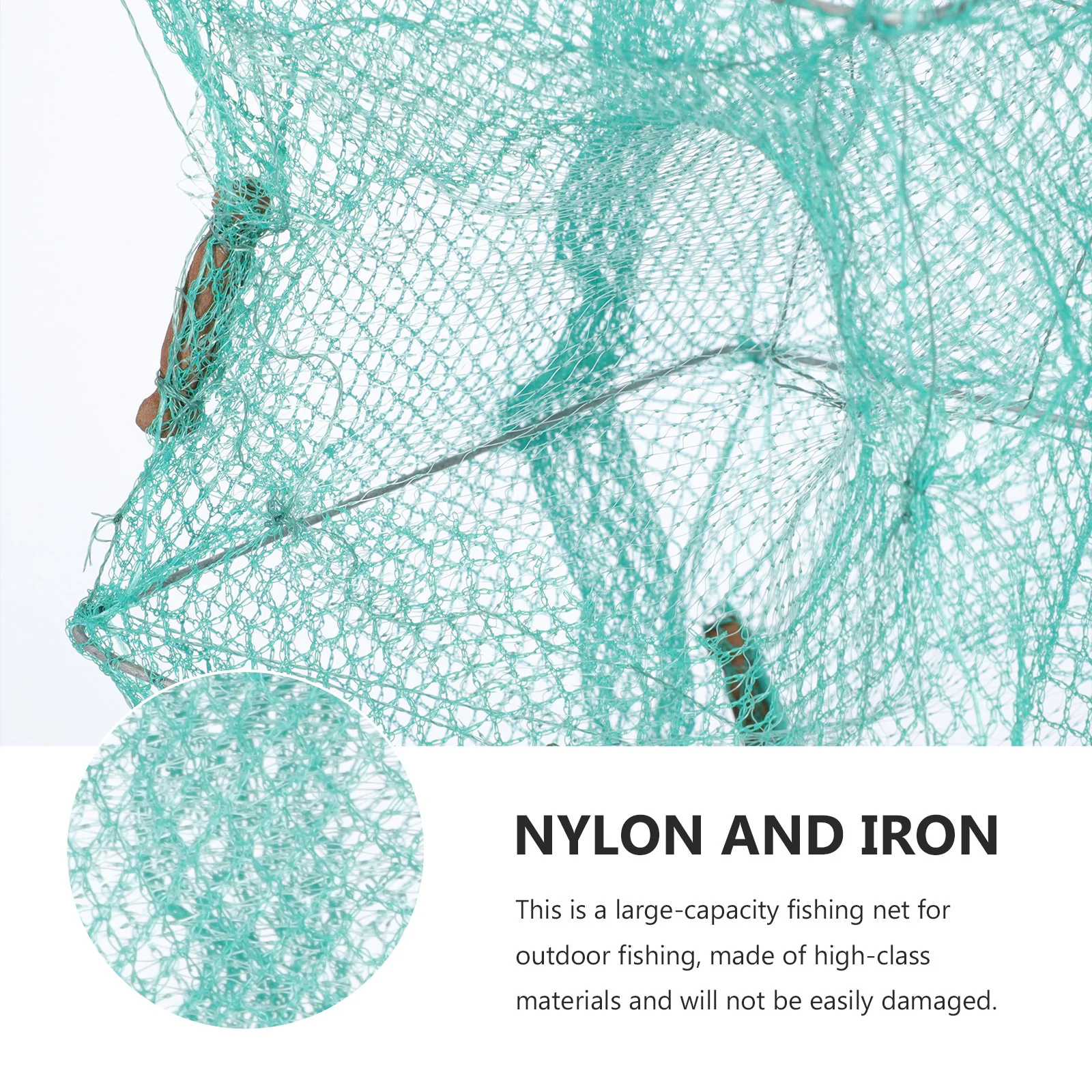 

2Pcs Foldable Crawfish Trap Large Capacity Fishing Net Portable Fish Cage Lobster Fishing Trap Foldable Bait Cast