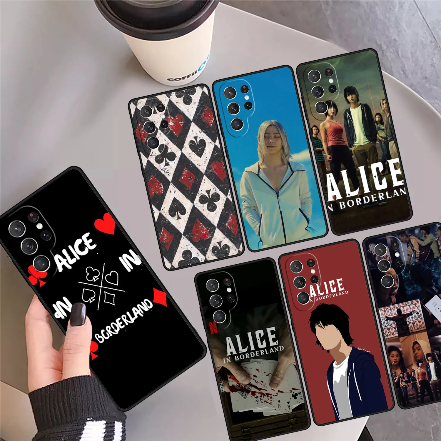 

Alice in Borderland Phone Case Cover Coque For Samsung Galaxy S24 S25 Ultra S23 S22 Plus S21 FE S20 Note 10 20 Pro