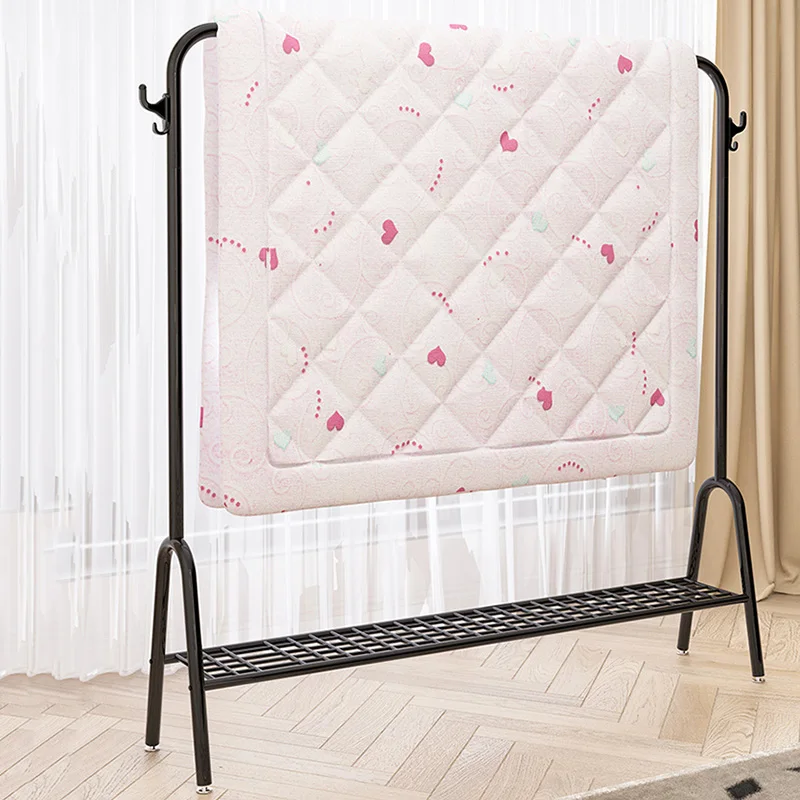 Gold Metal Clothes Rack Minimalist Floor Bedroom Shoe Shelves Clothes Rack Storage Clothing Stendibiancheria Nordic Furniture