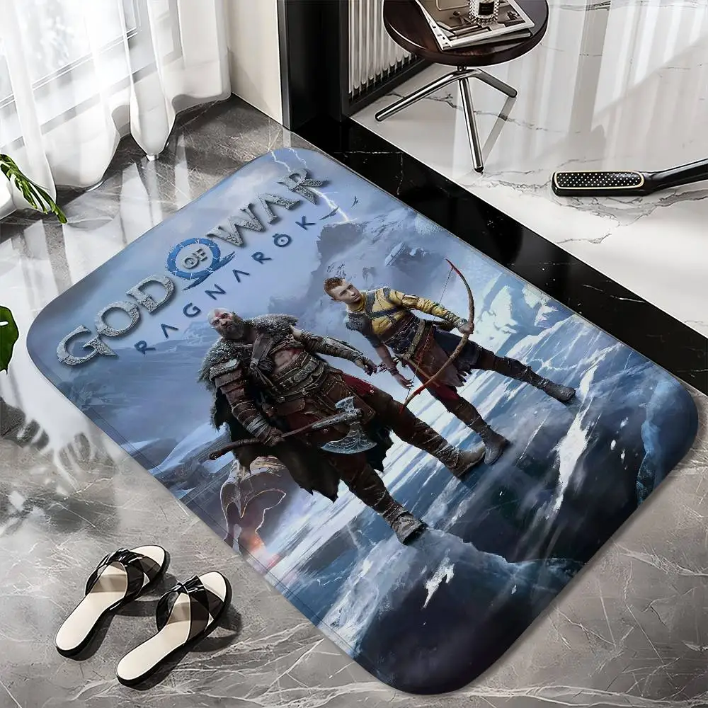 

God Of WarS Floor Mat Printed Large Carpets Room And Bedroom Carpets Bathroom Anti Slip Door MATS Small Carpets