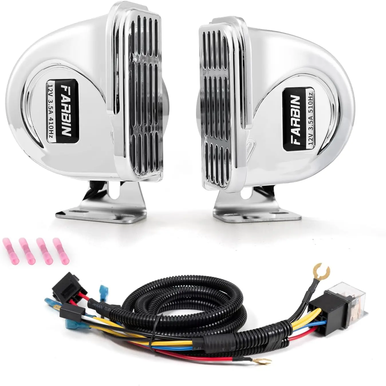 ALLREY 12 V Marine Slak Elektrische Hoorn 304 Roestvrij Staal Super Luide Auto Hoorn Waterdichte Waarschuwing Elektrische Hoorn Voor Speedboot auto