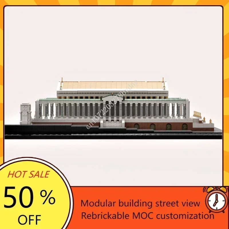 6606 قطعة مخصصة MOC وحدات Tempio Di Venere عرض الشارع نموذج لغز لعبة تعليمية للأطفال هدايا عيد الميلاد #3