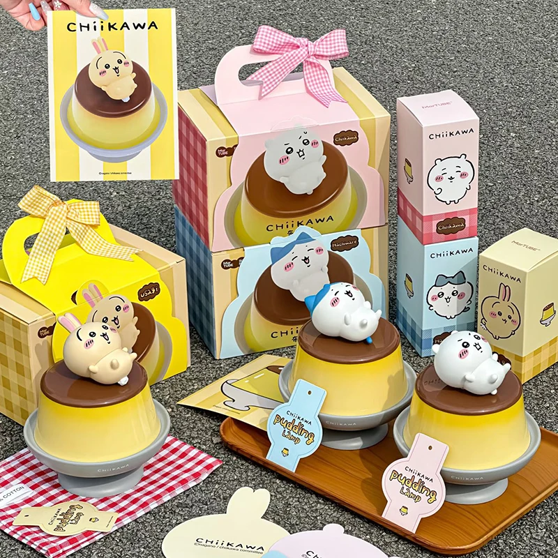 

Лампа Chiikawa Kawaii Pudding 2025 года, тематическое аниме, настольное украшение H_ascii-U127, атмосферный светильник Usagi, подарок на день рождения, День святого Валентина