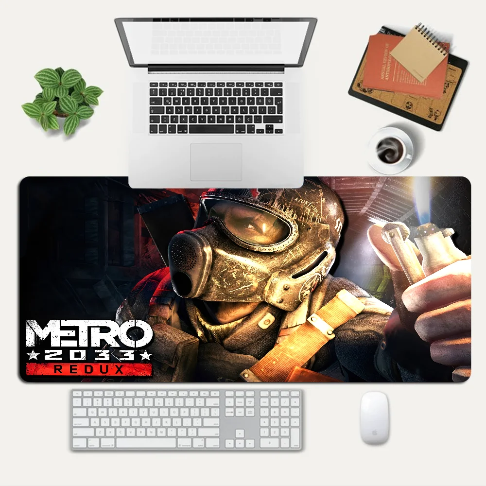 Gaming Metro 2033 Mousepad Custom Skin Desktop Desk Mat Kawaii Gaming Accessories Students Writing Pad for PC Computer Table