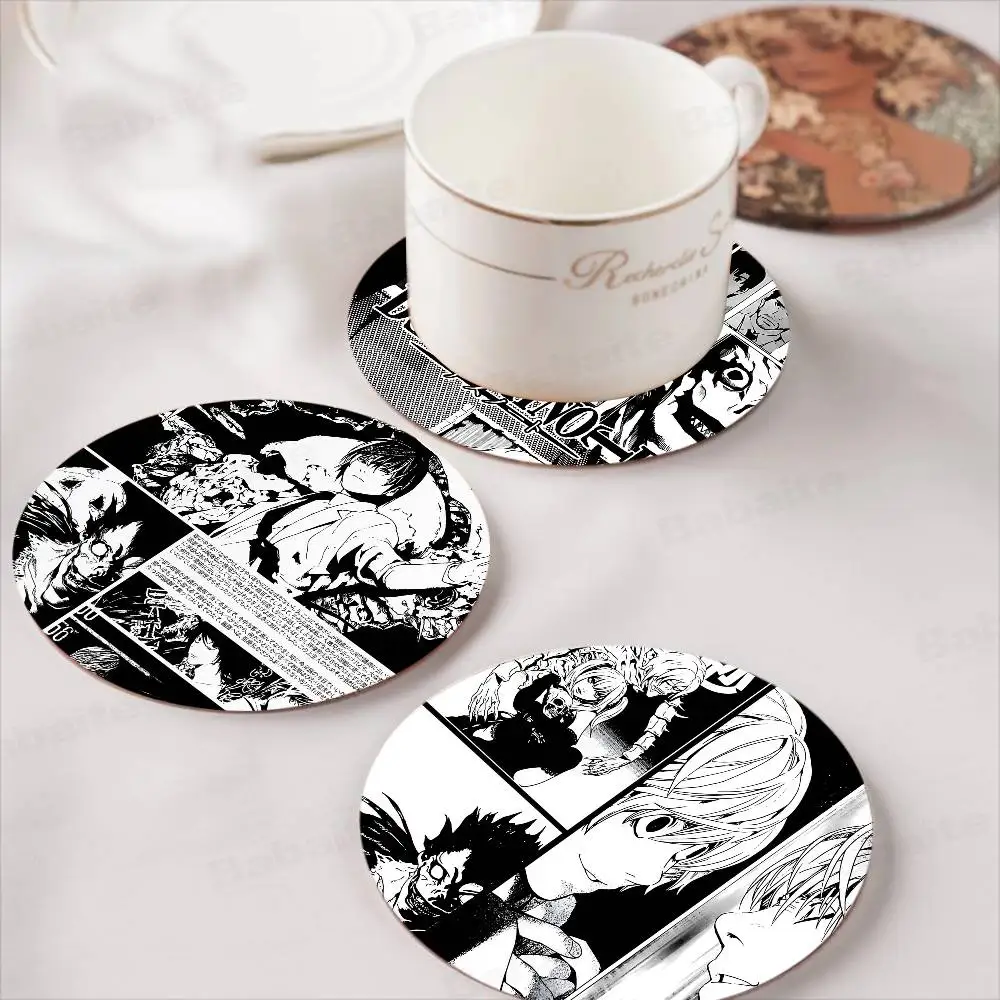 

Винтажные деревянные конструкции в стиле аниме «Тетрадь смерти» для кофе и чая, моющиеся художественные детали для уютного домашнего кафе