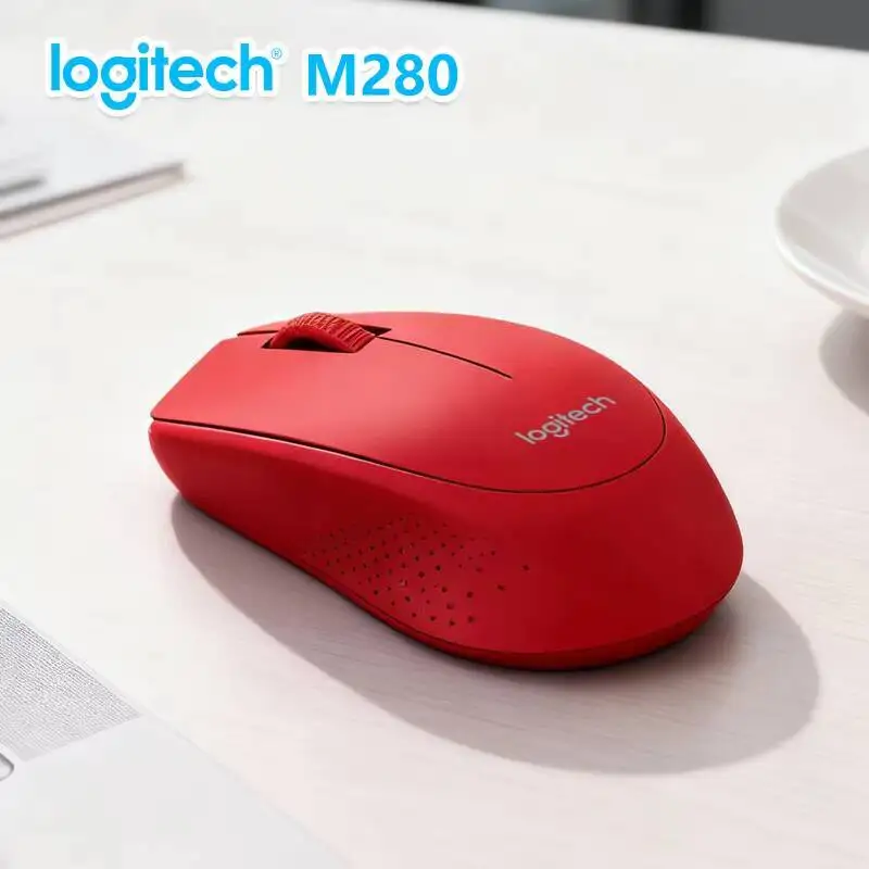 

Беспроводная оптическая мышь Logitech M280 с защитой сенсора, 2,4 ГГц, 1000 DPI, точное управление курсором для Mac, Windows, ноутбуков