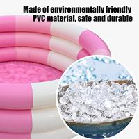 PVC Thickened Swimming Pad Inflatable Family Pools Water Toy For Home Bathing Play Family Indoor Patio Backyard