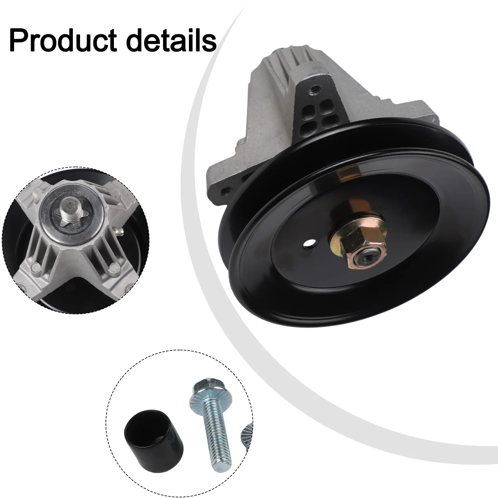 

Для газонокосилки, в комплекте шкив трактора, уход за газонокосилкой, как показано на рисунке, полный сменный комплект шпинделя, улучшенная производительность кошения