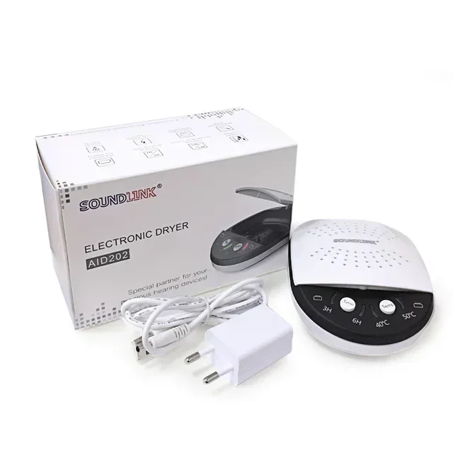 Electric Hearing Aid Dryer Device Portable Hearing Aid Dehumidifier Amplifier Drying Case Moisture Proof Dry Box 3/6 Hour Timer
