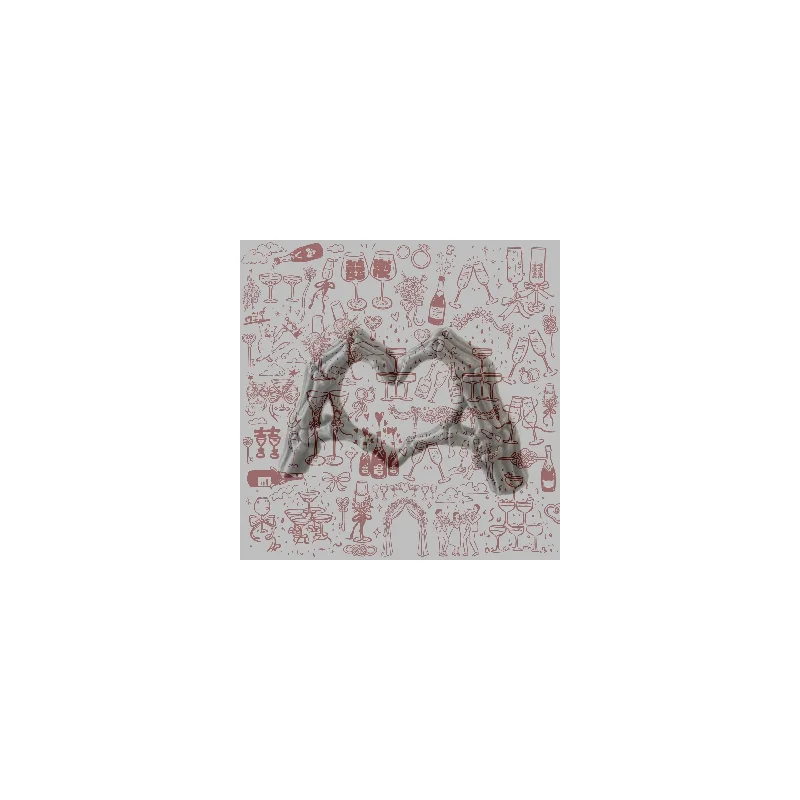 Gothic Skeleton Hands Heart Shape Resin Ornament Love Gesture Desk Statue Halloween Valentine Gift
